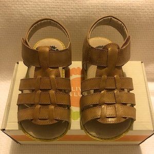 Livie and Luca “FINN” caramel colored leather sandal size 12